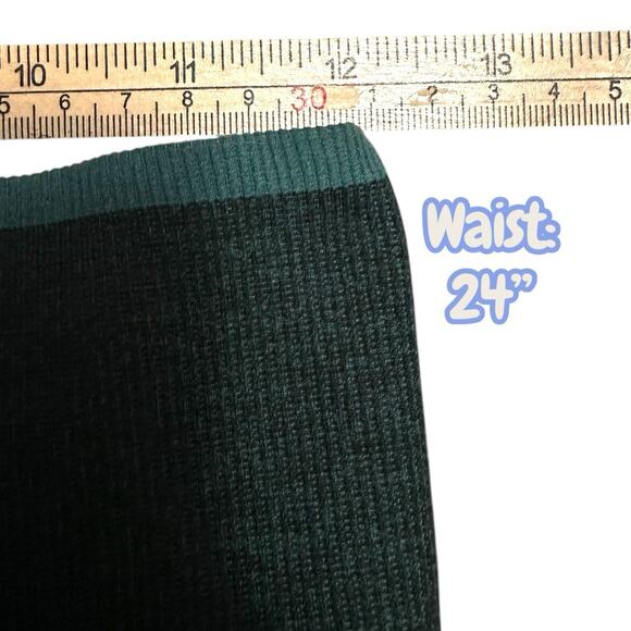 PINK Victoria’s Secret M Green Seamless Leggings High Waist Full Length Yoga - Picture 6 of 8